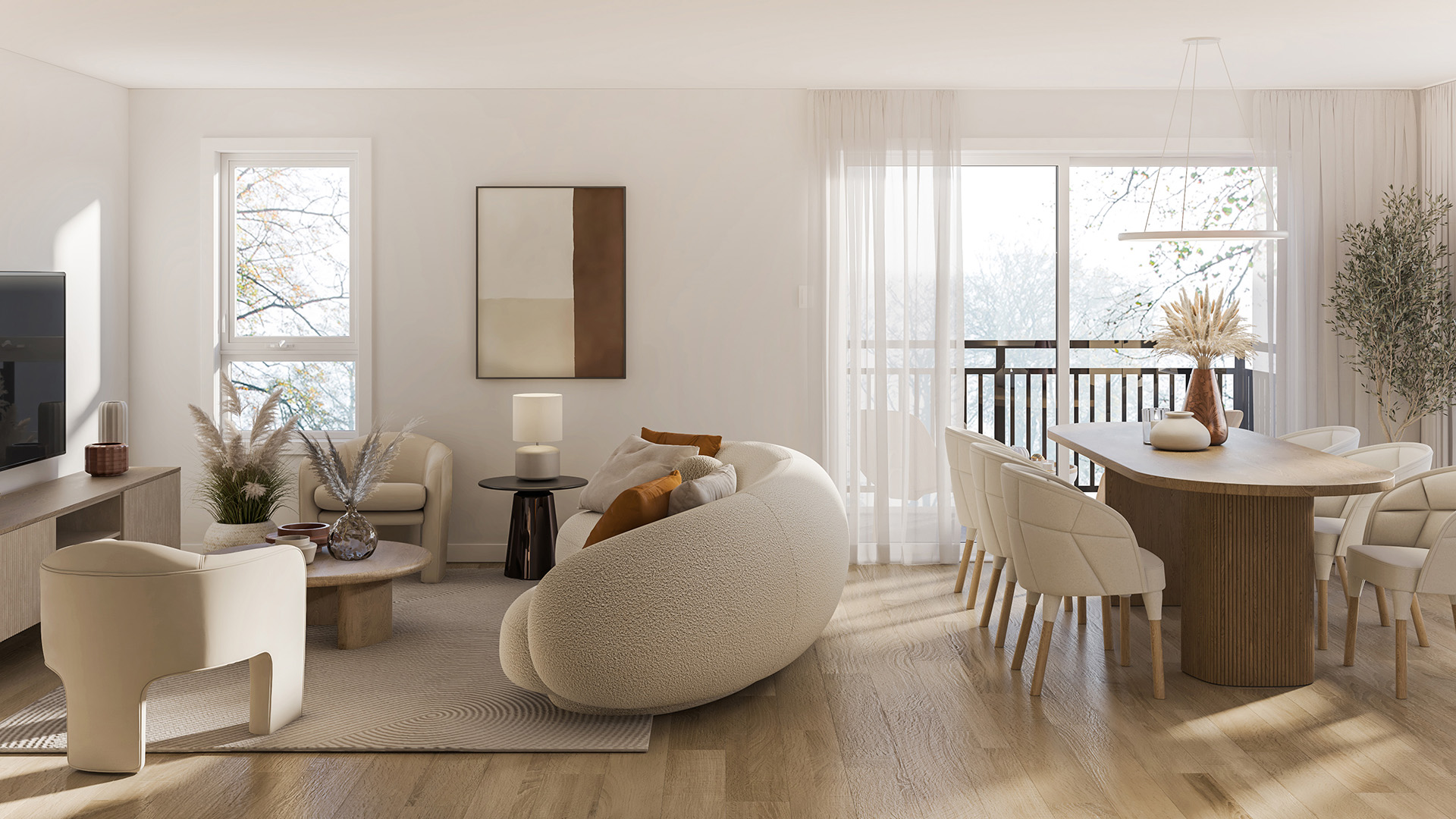 Halte de la Gare - Loft - espace de vie